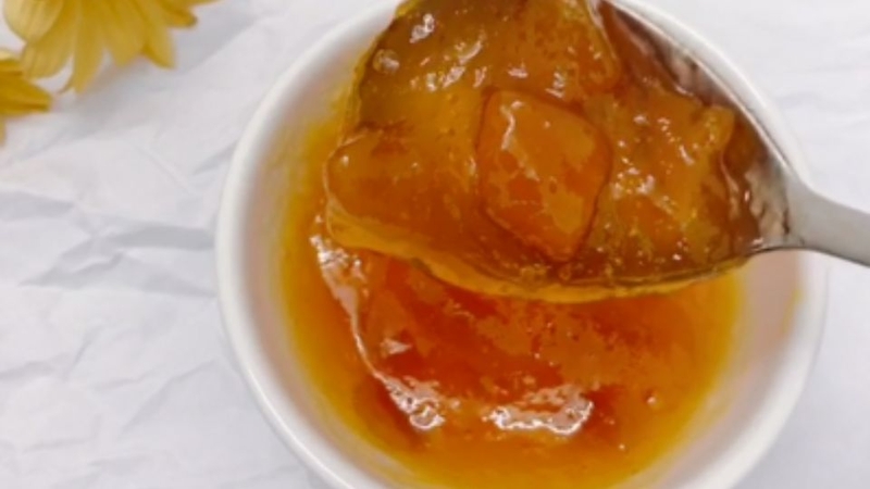 trà đào nóng 4