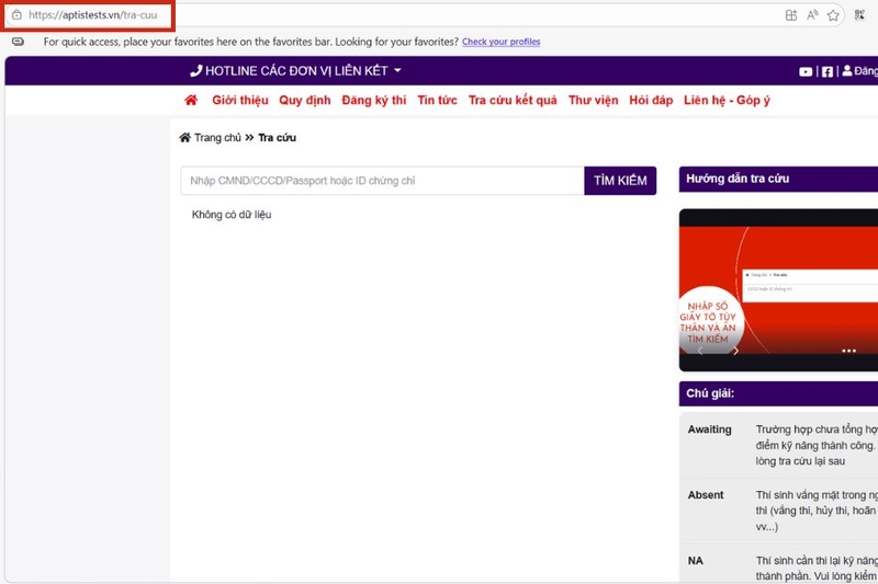 tra điểm aptis online (ảnh 1)