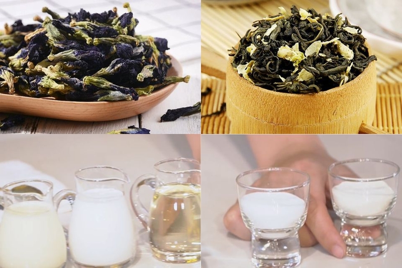 trà hoa đậu biếc macchiato 3