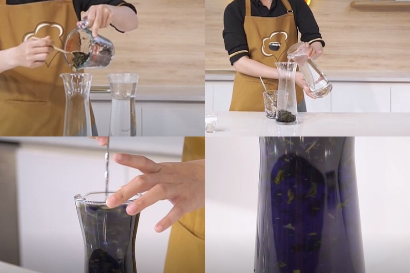 trà hoa đậu biếc macchiato 5