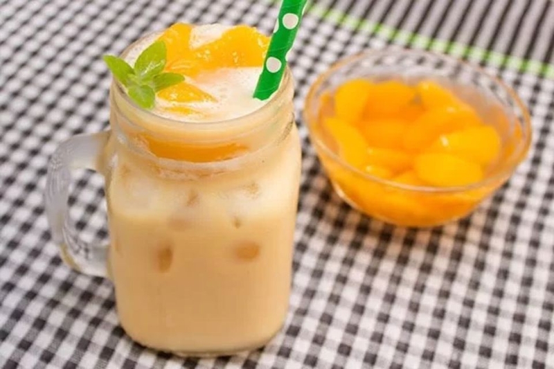 Trà sữa đào - Thức uống tươi mát cho mùa hè