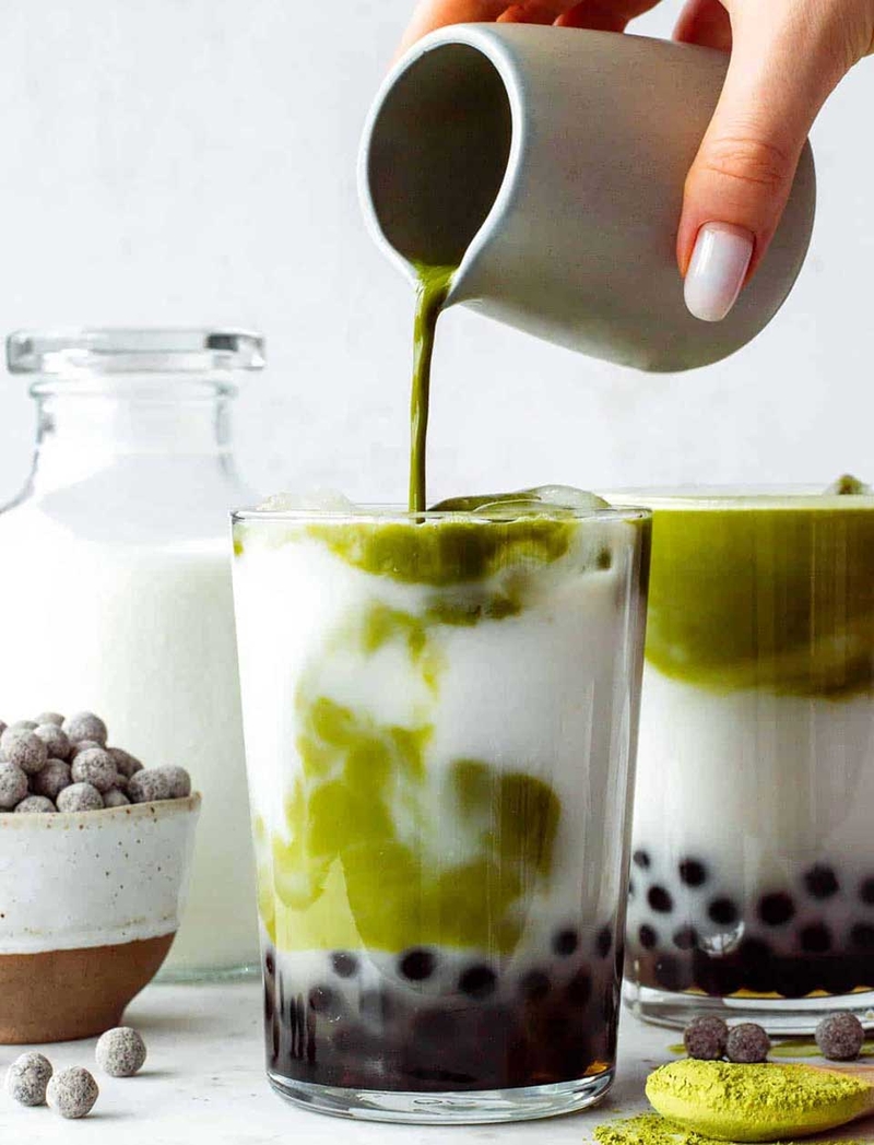 Trà sữa mật ong trà xanh - 02