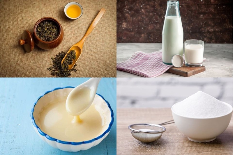 nguyên liệu trà sữa nóng​