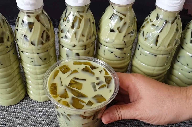 trà sữa Thái xanh hình 11