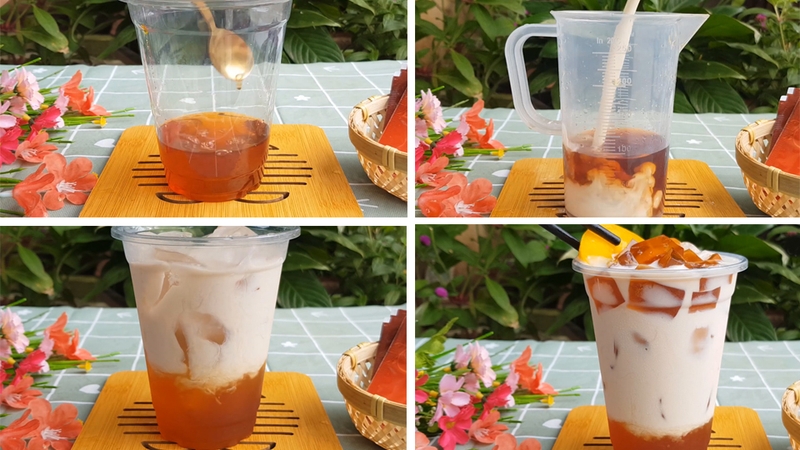 Cách làm trà thạch đào 6