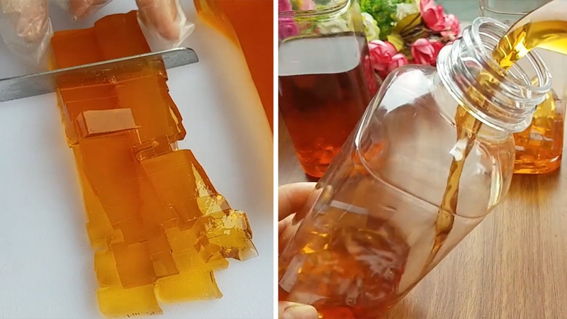 Cách làm trà thạch đào 9