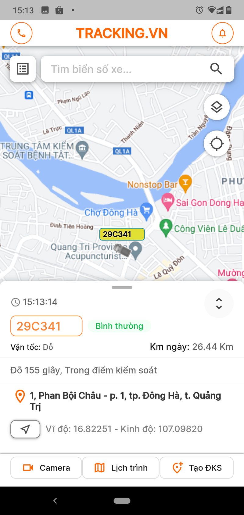trackingvn luu du lieu phuong tien van tai