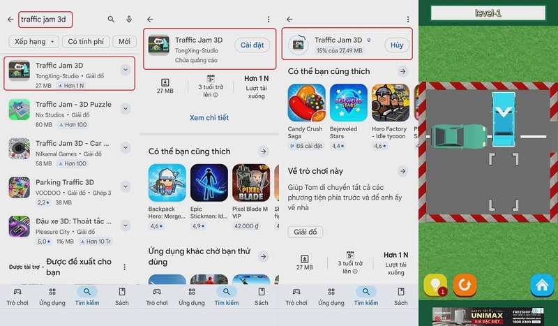 Tải game Traffic Jam 3D cho thiết bị Android