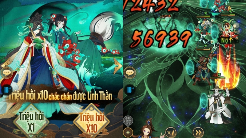 Nhân vật trong game được chia ra làm 2 giới tính là nam và nữ