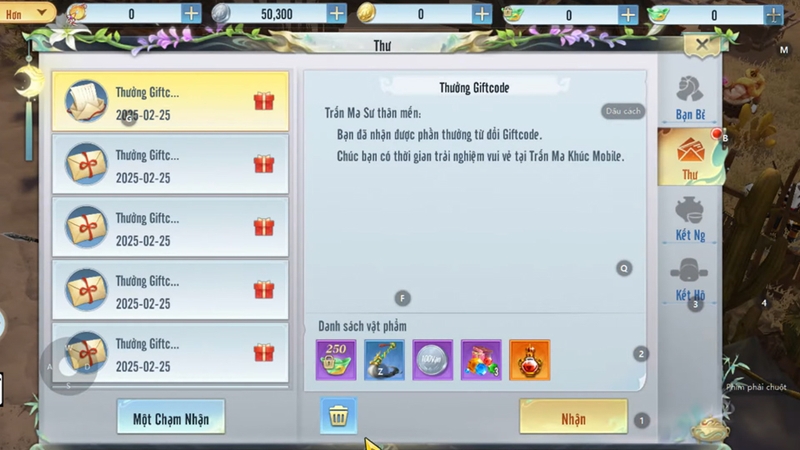 Tận dụng mã code Trấn Ma Khúc Mobile để nhận quà