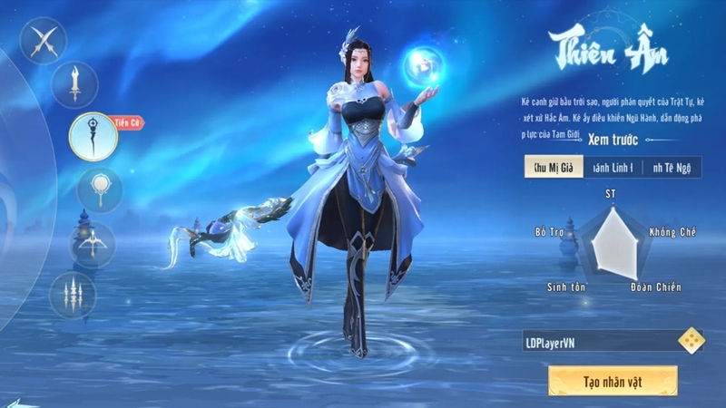 Thiên Âm là pháp sư có khả năng gây sát thương rộng