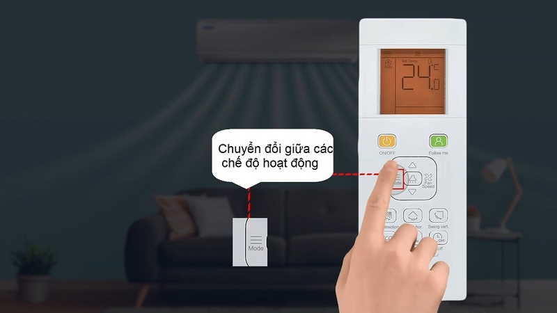 Cài đặt nhiệt độ phù hợp