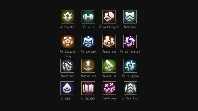 Các ấn tộc hệ ghép được tại DTCL mùa 13