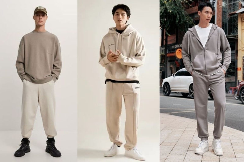 Set đồ giữ ấm vải nỉ dành cho mùa giáng sinh se lạnh