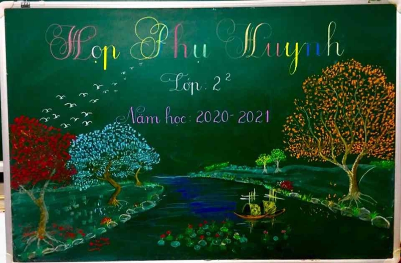 Trang trí bảng họp phụ huynh dịp đầu năm
