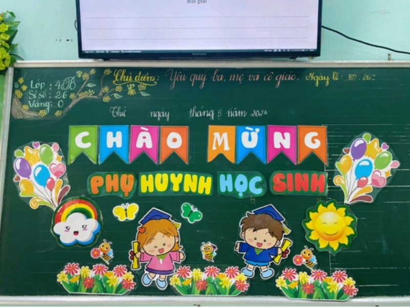 Hướng dẫn bảng họp phụ huynh dịp đầu năm