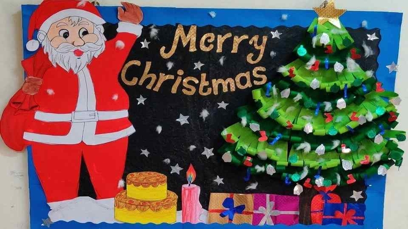 Sử dụng hình ảnh của ông già Noel để trang trí