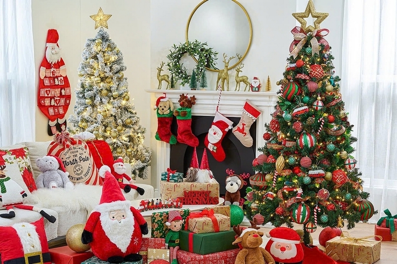 trang trí cây thông noel trong nhà ảnh 4