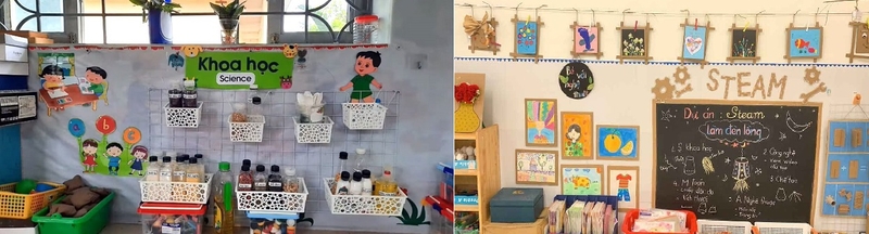 trang trí lớp mầm non theo hướng mở 19