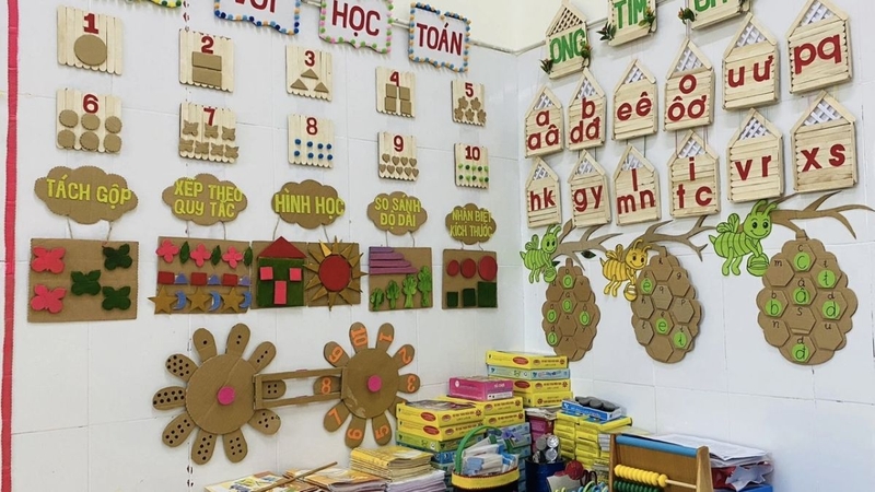 trang trí lớp mầm non theo hướng mở 22