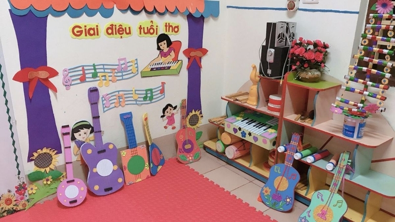 trang trí lớp mầm non theo hướng mở 29
