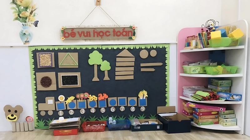 trang trí lớp mầm non theo hướng mở 35
