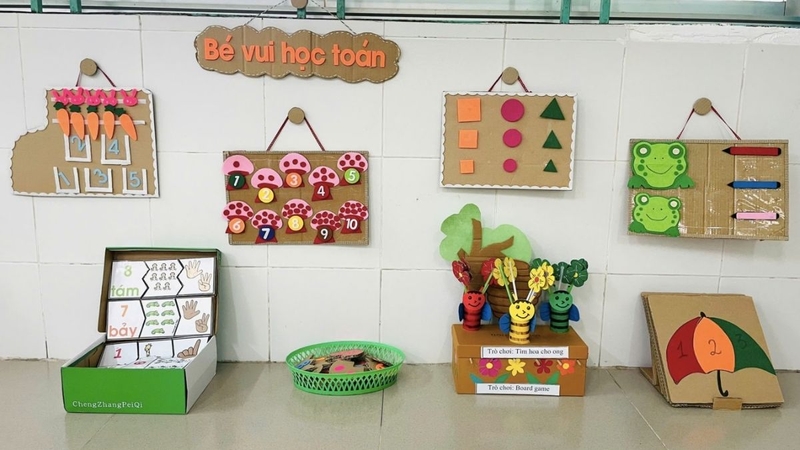 trang trí lớp mầm non theo hướng mở 40