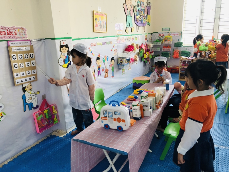 trang trí lớp mầm non theo hướng mở 47