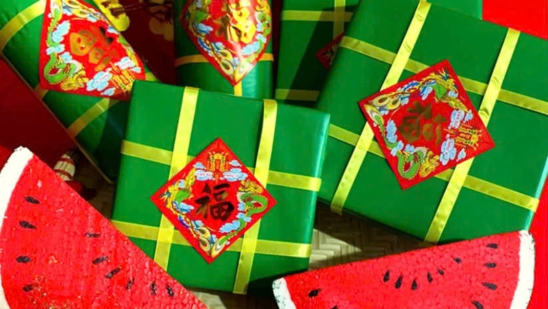 trang trí lớp học Tết Nguyên đán 10