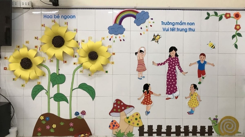 trang trí lớp mầm non theo hướng mở 10