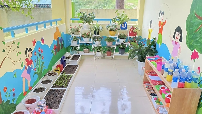 trang trí lớp mầm non theo hướng mở 12