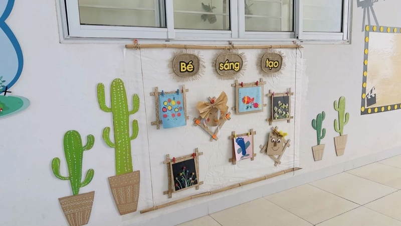 trang trí lớp mầm non theo hướng mở 9