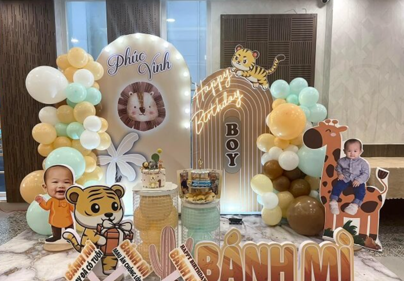 Tạo bất ngờ cho bé bằng cách trang trí sinh nhật theo biệt danh
