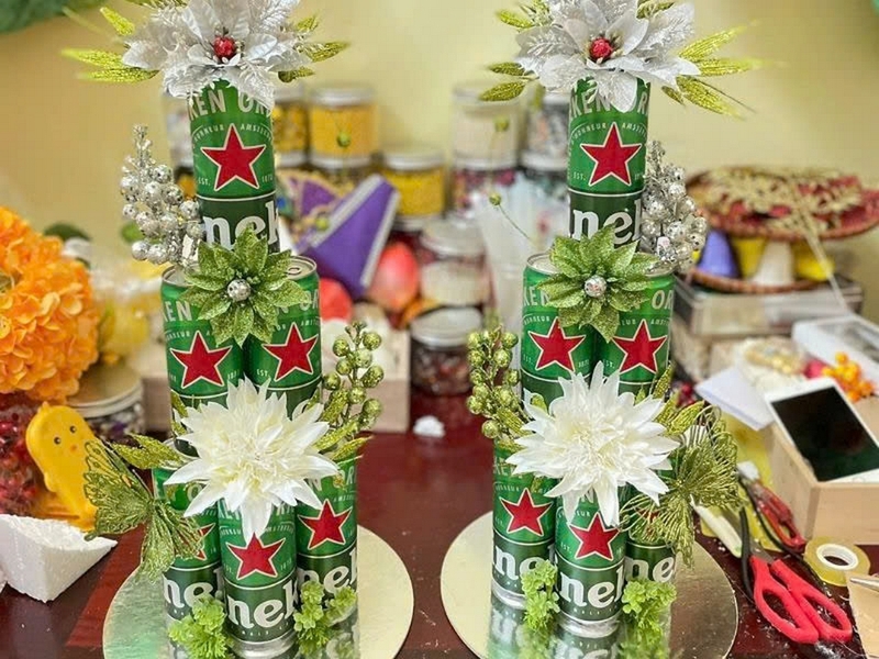 trang trí tháp bia ngày Tết ảnh 7