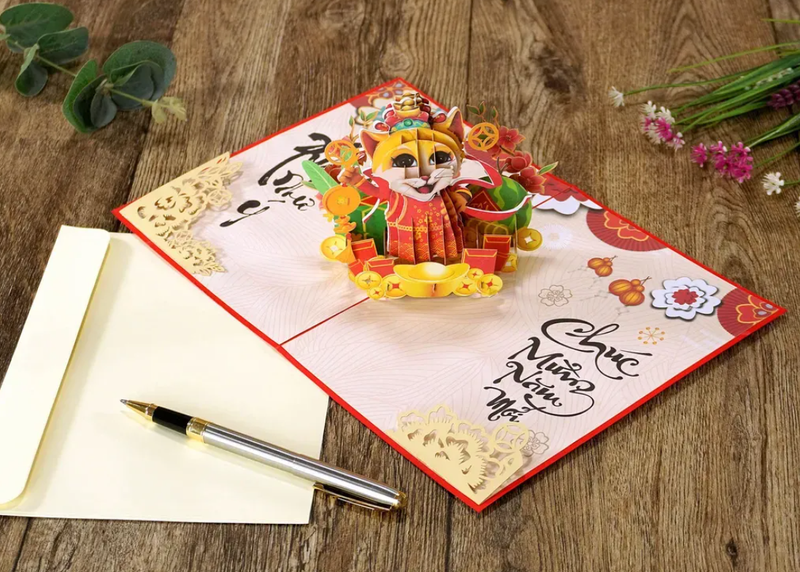 Trang trí thiệp Tết ảnh 17