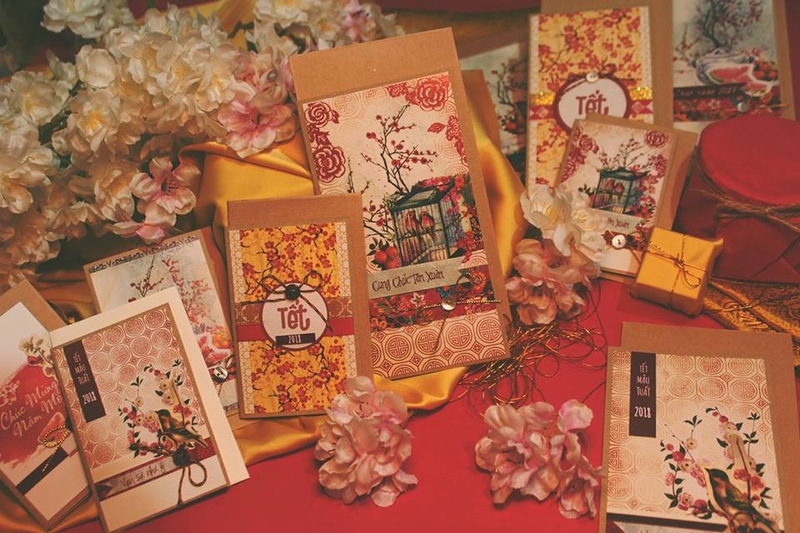 Trang trí thiệp Tết ảnh 18