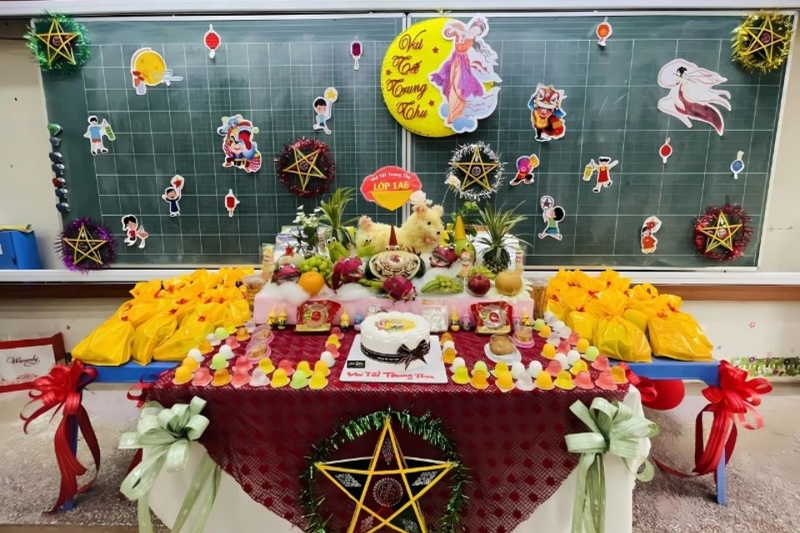 Ý tưởng trang trí Trung thu đẹp tại lớp học