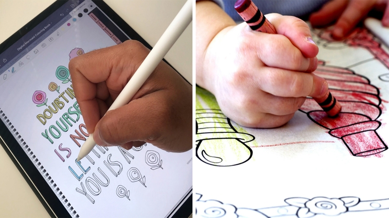 Có thể kết hợp giữa tranh truyền thống và kỹ thuật số