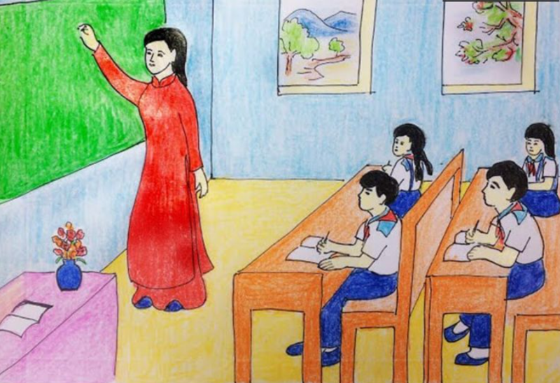 tranh vẽ 20/11 ảnh 12