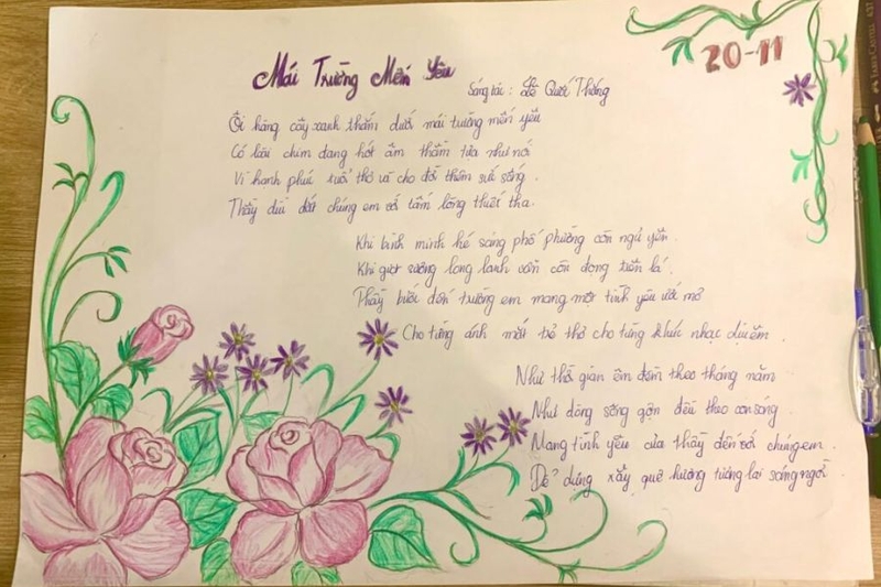 tranh vẽ 20/11 ảnh 29