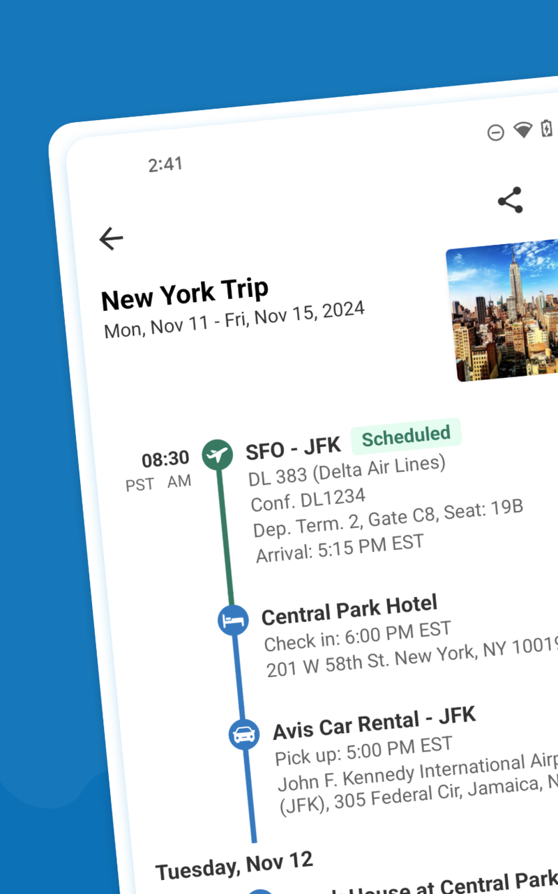 Travel Planner - Hình 2