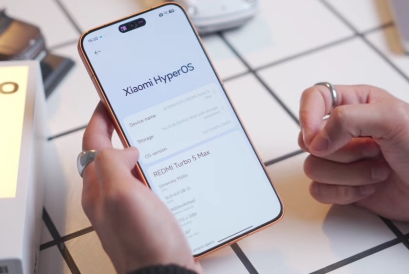 Trên tay Redmi Turbo 5 Max - hình 6