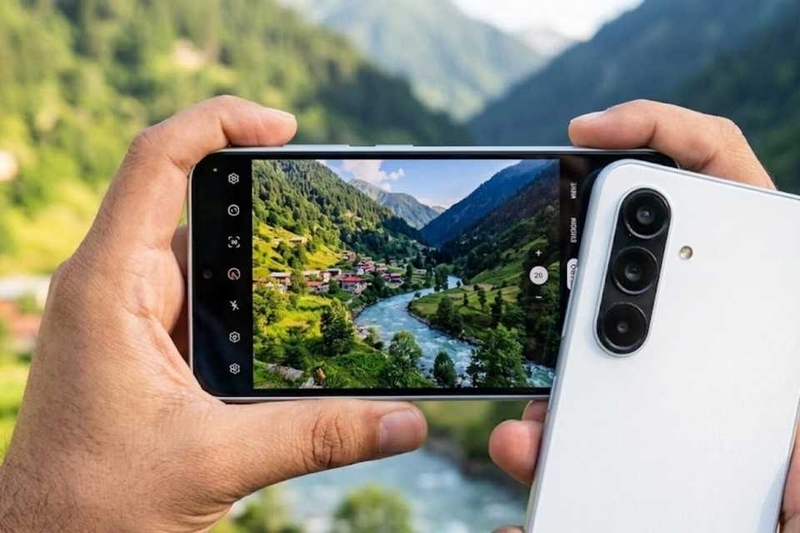 Cận cảnh ảnh chụp sắc nét trên tay Samsung Galaxy A18