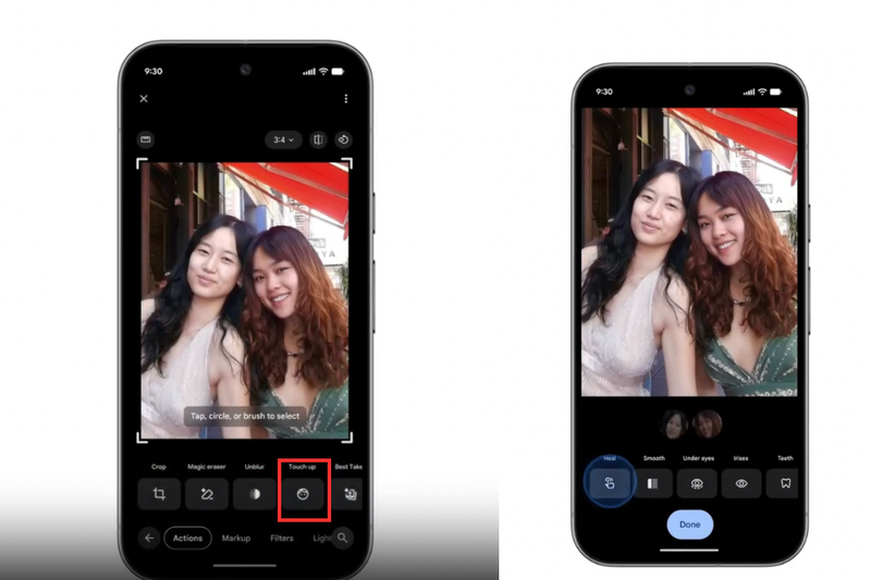 Trình chỉnh sửa khuôn mặt trên Google Photos (2)