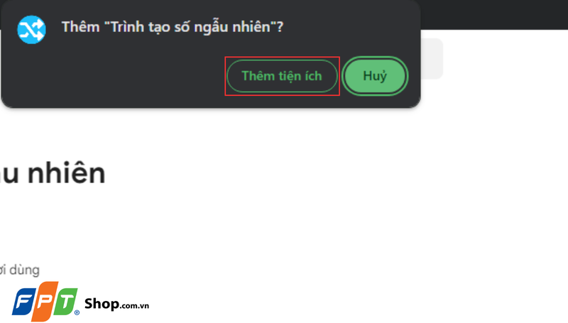Cách tạo số ngẫu nhiên với Extension 2