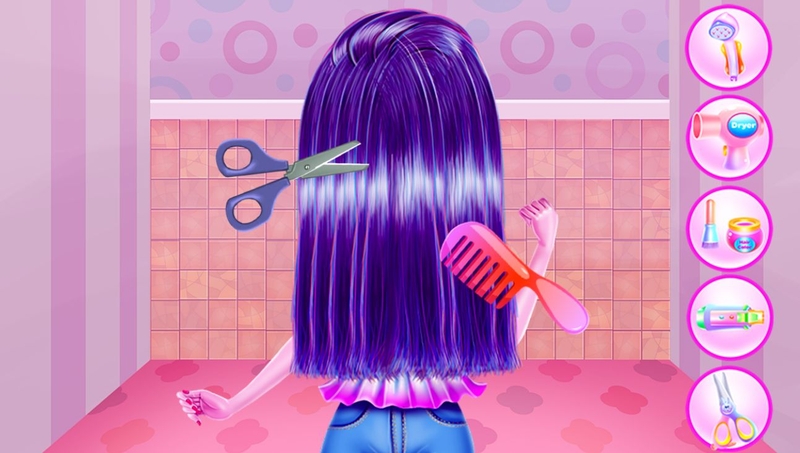 cosplay girl hair salon
