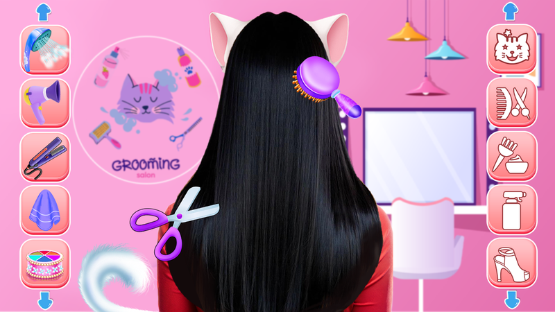 kitty hair fashion braid salon