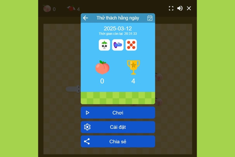 Cách chơi chế độ thử thách hằng ngày