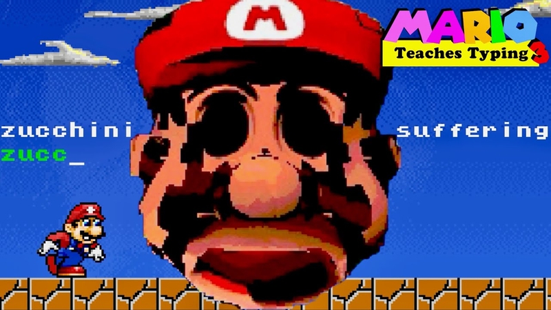 mario teaches typing