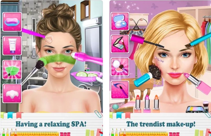 Top trò chơi trang điểm cho búp bê dành cho các bé gái, lối chơi cuốn